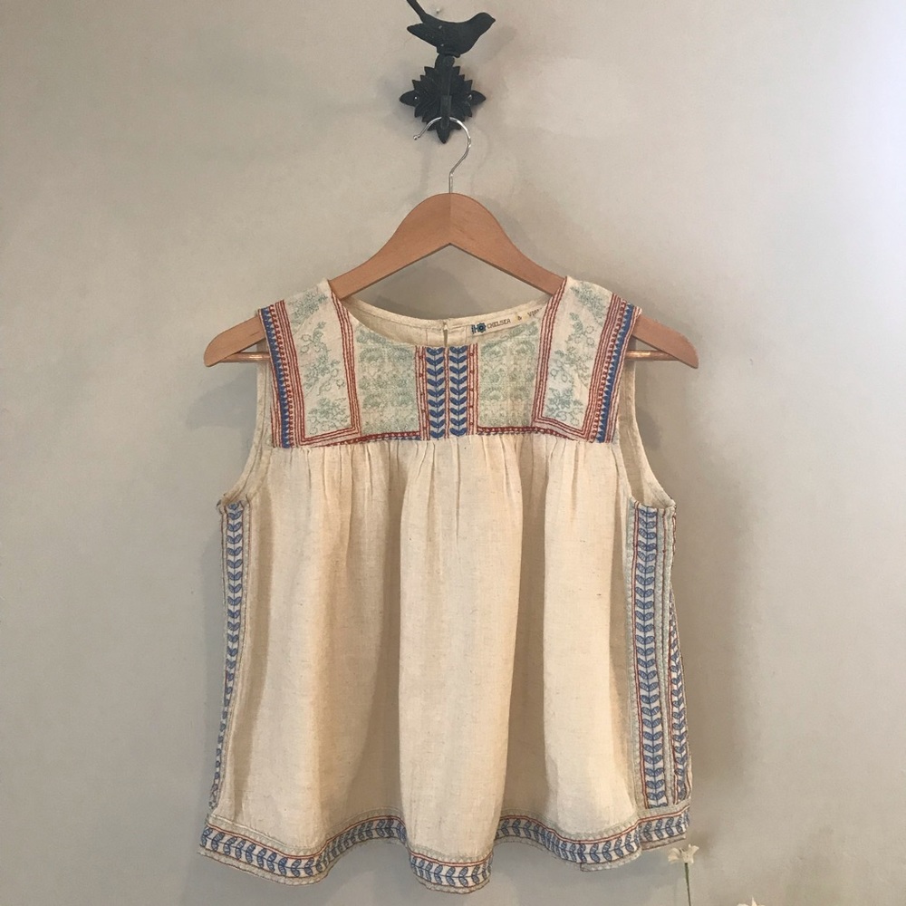🌼C&V Embroidered Babydoll Top🌼